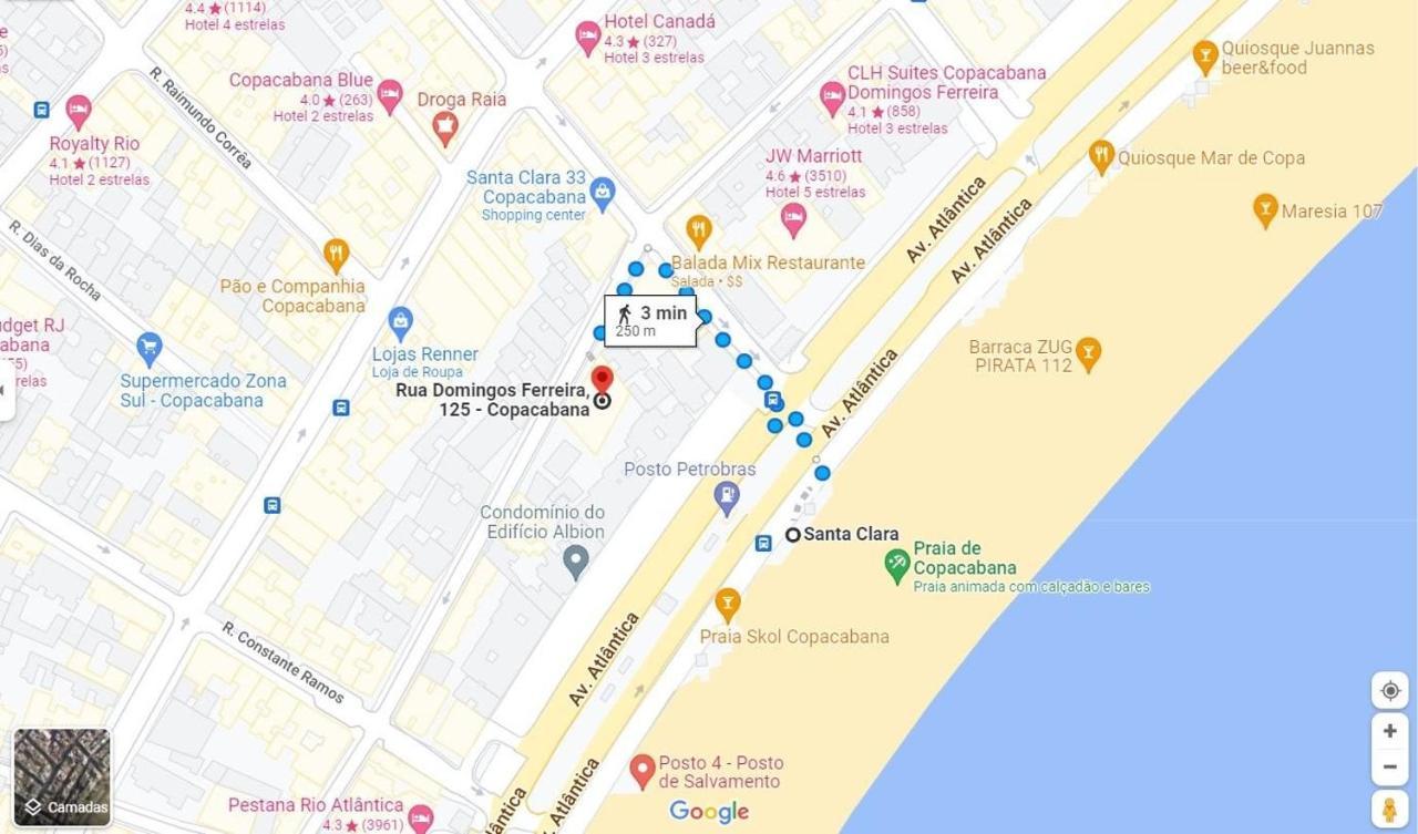 M30 - Flat A 3 Minutos Da Praia De Copacabana Рио-де-Жанейро Экстерьер фото